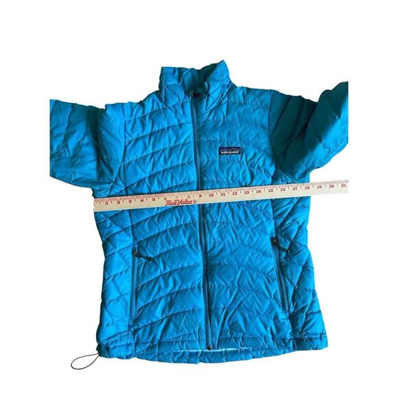 Patagonia Down Sweater Puffer Jacket Blue Teal Women's Size XS Preloved - Picture 4 of 11